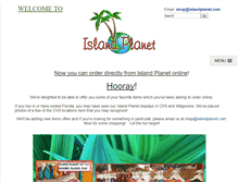 Tablet Screenshot of islandplanet.com